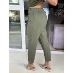 Calça Biamar com Bolso Faca em Viscolinho Verde 2904