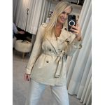 Casaco Alpelo Trenchcoat Com Cinto bege 0805
