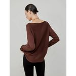 Blusa 3D De Algodão Marrom 