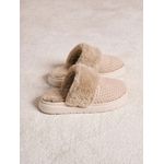 Pantufa Biamar Com Pele Bege