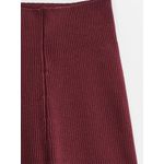Calça Fuso Canelada Bordo