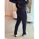 Calça Biamar Com Abertura Frontal Azul Marinho