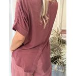 Blusa Ambicione Com Detalhes De Botões Nas Costas Pinhão 2808