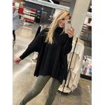 Blusa Biamar Alonagada Ampla Preta