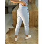 Calça De Sarja Com Cordão Azul Céu 