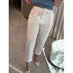 Calça Kati De Alfaiataria Off White