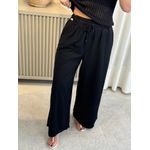 Calça Biamar Pantalona Com Elástico Preto