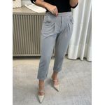 Calça Biamar Com Pregas e Detalhes Em Botões Cinza 2207 