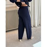 Calça Biamar Reta Com Bolsos Faca Marinho 1907