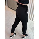 Calça Ambicione Com Barra Italiana Preto 1908