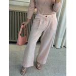 Calça Alfaiataria Com Bolsos Rosa Claro 0908