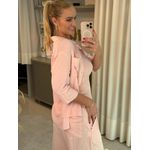 Camisa Ambicione Mangas 3/4 Rosa Claro 1908