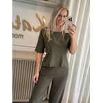 Blusa Biamar Com Fenda Verde 2107