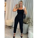 Calça Le Bongã De Alfaiataria Com Bolso Faca Preto