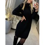 Vestido Biamar Canelado Com Preto 1706