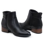 BOTA FEMININA SOFT CANO CURTO Ref.: 1240 PELICA PRETO 