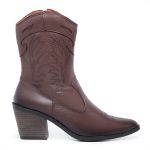 Bota Western Feminina Bordada Ref.: 3001 Café