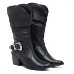 Bota Western Feminina Sanfonada Ref.: 3015 Preto