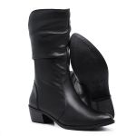 Bota Feminina Sanfonada Ref.: 3900 Preto Julia