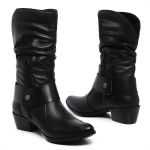 Bota Feminina Sanfonada Ref.: 3925 Preto Julia - Acessório 25