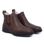 Bota Couro Masculino Ref.: 9750 Crasy Horse Café - Super Gel 