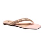 Rasteira Starflower Nude Rosado