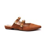Mule Sahara – Suede Caramelo