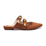 Mule Sahara – Suede Caramelo