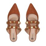 Mule Sahara – Suede Caramelo