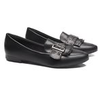 Mocassim Brisa Vintage Preto