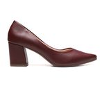 Scarpin Bloco Brisa Bordô/Magenta