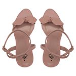 Sandália Camellia – Salto Fino Nude Rosado