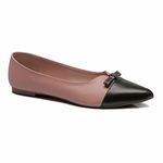Sapatilha Lotus Nude Rosado/Preto