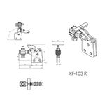 Grampo de Aperto Rápido Horizontal KIFIX KF103 R 75Kgf