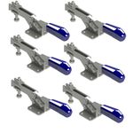 Kit 6 peças Grampo de Aperto Rápido Horizontal KIFIX KF511 D INOX 90Kgf