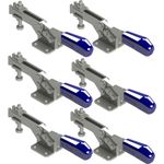 Kit 6 Peças Grampo de Aperto Rápido Horizontal KIFIX KF511 D 90Kgf
