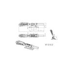 Grampo de Aperto Rápido Horizontal KIFIX KF515 DS 360Kgf