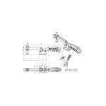 Grampo de Aperto Rápido Horizontal KIFIX KF521 DL INOX 100Kgf
