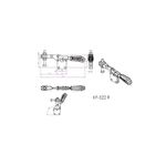 Grampo de Aperto Rápido Horizontal KIFIX KF522 R 230Kgf