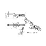 Grampo de Aperto Rápido Horizontal KIFIX KF531 DIL TR 300Kgf