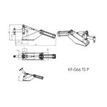 Grampo de Aperto Rápido Pneumático KF066 TS P 1400Kgf