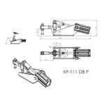 Grampo de Aperto Rápido Pneumático KF111 DB P 680Kgf