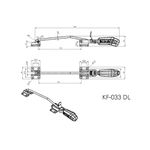 Grampo de Aperto Rápido Tensor KIFIX KF033 DL 65Kgf