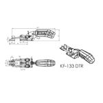 Grampo de Aperto Rápido Tensor KIFIX KF133 DTR INOX 300Kgf