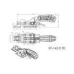 Grampo de Aperto Rápido Tensor KIFIX KF143 DTR INOX 890Kgf