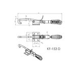 Grampo de Aperto Rápido Tensor KIFIX KF153 DTR 170Kgf