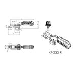 Grampo de Aperto Rápido Tensor KIFIX KF233 R INOX 160Kgf