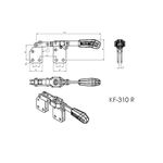 Grampo de Aperto Rápido Tensor KIFIX KF310 R 170Kgf