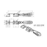 Grampo de Aperto Rápido Tensor KIFIX KF353 DTR INOX 120Kgf