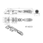 Grampo de Aperto Rápido Tensor KIFIX KF453 D 340Kgf